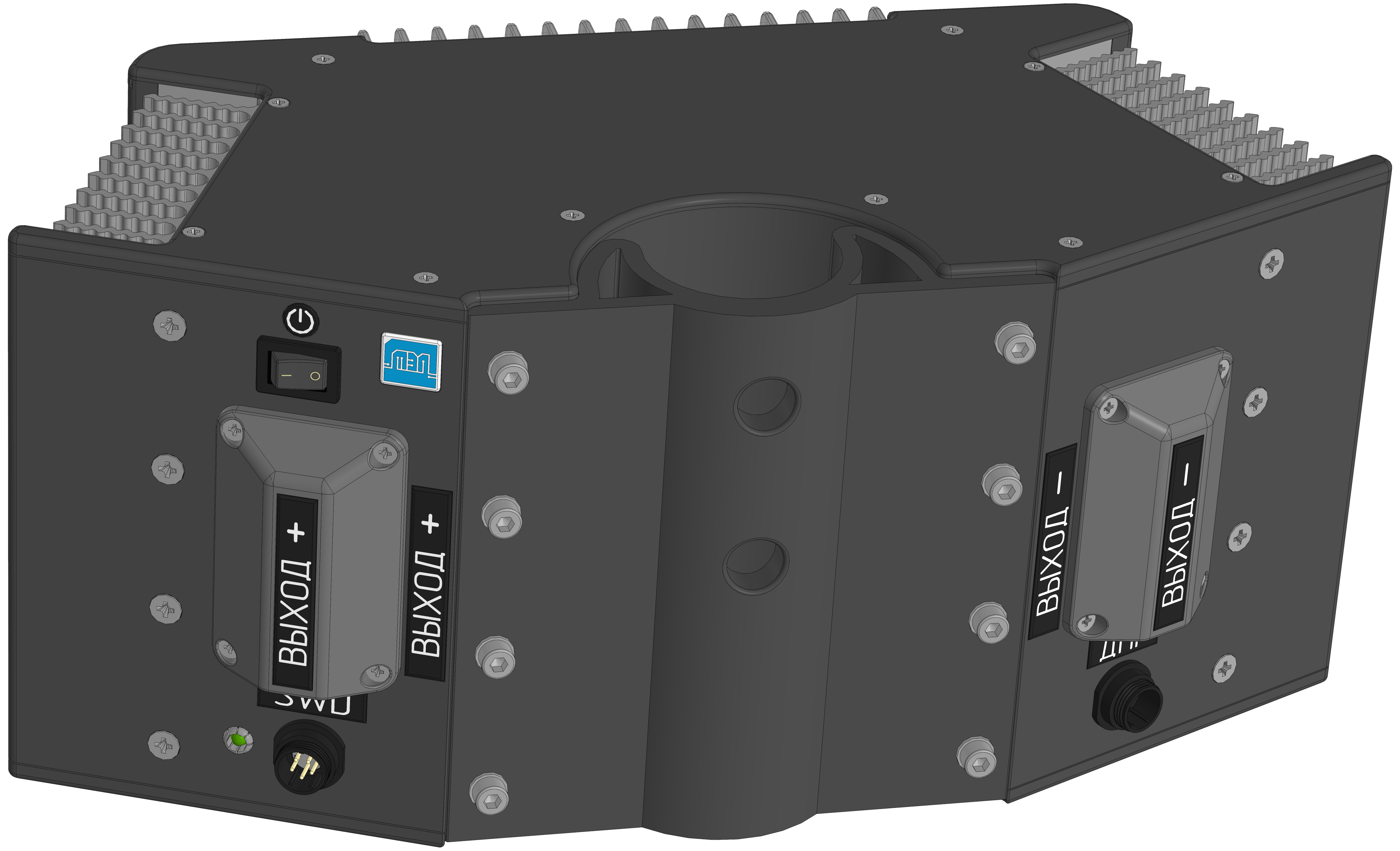 Synchronous birotational motor control unit